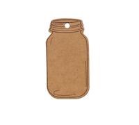 Etiquettes Autocollantes Étiquettes En Papier Kraft Vierges, 100 Pièces, Étiquette De Vêtement, Forme Bouteille Cœur, Cadeau Ronde(100pcs-12)