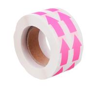 Étiquettes Autocollantes Fléchées Fluorescentes 3cm en Papier Rose | 1 Rouleau Décoratif, Finition Soignée, Ne Blesse Pas les Mains, pour Loisirs Créatifs et Projets DIY