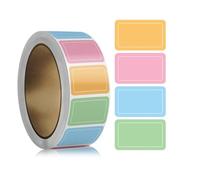 Etiquettes Autocollantes Lot de 100 à 800 autocollants colorés, étiquettes autocollantes étanches, logo manuscrit, index des noms(QY2632-300pcs)