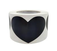 Étiquettes Autocollantes Merci Grand Coeur Noir, 30 Pièces, Papier Collant Laser, Décoration, Scellage De Scrapbook, Fourniture De Papeterie