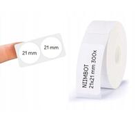 Étiquettes autocollantes NIIMBOT rondes 21 x 21 mm, 300 pièces
