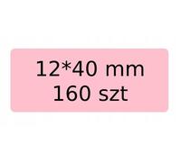 Étiquettes autocollantes NIIMBOT ROSE 12 x 40 mm, 160 pièces