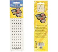Étiquettes autocollantes - Numéro de coloris mouliné - Accessoire de rangement - Fils à broder - 650 étiquettes - DMC