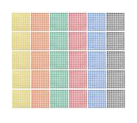 Étiquettes autocollantes rondes multicolores, 60 feuilles, 1 à 100, 10Mm Pour Bureau