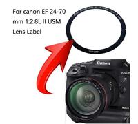 Étiquettes Autocollantes Usm Pour Canon Ef 24-70mm 24-70mm 1:2.8l Ii,1 Pièce,Pour Objectif D'appareil Photo Numérique