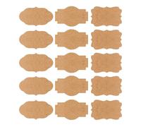 Étiquettes Autocollantes Vierges Kraft Pour Artisanat/Organisation/Étiquettes De Prix 30 Pièces