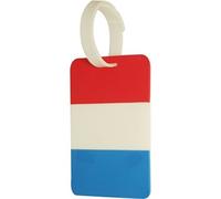 NOVAGO lot de 4 Etiquettes Bagages Drapeau étiquette Valise, étiquette pour Sac à Voyage,Sac à Dos (France)