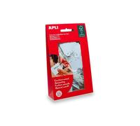 Etiquettes bijouterie - APLI - 200 étiquettes - 13 x 20 mm - Blanc - Fil inclus