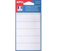 APLI 111947 - Pochette de 35 étiquettes blanches 20x75 mm