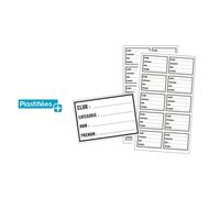 Étiquettes bouteilles Tremblay CT (x50) Blanc 40x65 mm Unisex