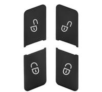 étiquettes Bouton Compatible Avec Benz C W204 2007 2008 2009 2010 2011 2012 2013 2014 Autocollants Garniture Couverture Paillettes Bouton Déverrouillage Serrure Porte Voiture(Black)