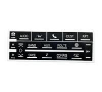 étiquettes Bouton Compatible Avec Cadillac Pour Escalade Pour EXT ESV Autocollants Voiture Autocollants Remplacement Autocollants Réparation Bouton Volant Autocollants Accessoires