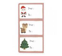 Etiquettes Cadeaux Adhesives Sweety Xmas X12