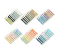 Étiquettes Colorées 1200 / 2400pcs Étiquette Écrite Marqueur Marqueur Bookmarks Text Striangs Surligneurs Clairs