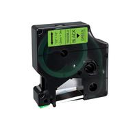Étiquettes compatibles de 12 mm Compatible avec LabelManager 160 280 Black Rose Fluorescent sur D1 1933238-1 1933238-2(Black on Flu Green)