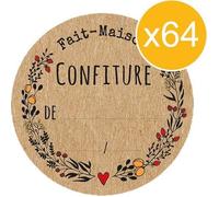 Étiquettes confiture 64 Fait Maison