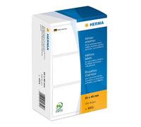 Étiquettes d'adresse HERMA 95 x 48 mm Leporello pliées blanc 1.000 étiquettes