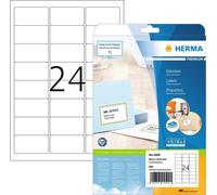 Étiquettes d'adresse HERMA Premium A4 blanches 63,5 x 33,9 mm 600p.