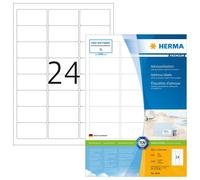 Étiquettes d'adresse Premium A4, blanches 63,5x33,9 mm papier mat 2400 pcs.