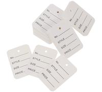 Étiquettes D'affichage De Prix Des Marchandises,Étiquette De Prix Des Vêtements,1000 Pièces - Type White