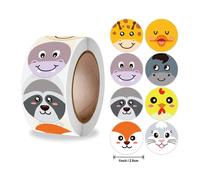 Étiquettes D'animaux Mignons Grands Yeux, Autocollants Merci Pour Scellage, Papier Autocollant Décoratif Pour Scrapbooking, Fourniture De Papeterie, Pour Enfant, 300 Pièces