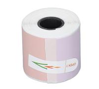 Étiquettes d'autocollants thermiques ronds 30x30 mm Auto-adhésif direct thermique directe sans encre nécessaire multipurpose pour l'organisation d'inventaire des petites (Couleur pure)