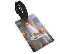 Étiquettes de bagage avec inscription « Ghost at The Table Pumpkin Pie » - Idéal pour les sacs à dos de voyage et de croisière