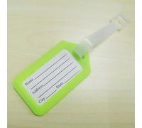 Étiquettes De Bagage Bricolage,Étiquette De Valise,Étiquette De Sac En Plastique,Étiquette De Voyage,Nom,Adresse,Étiquette D'identification,Porte-Bagages,Étiquettes De Vêtement - Type Vert Clair