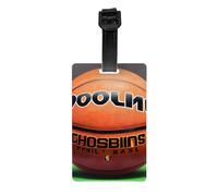 Étiquettes de bagage de fond de basket-ball, élégantes, imperméables et durables, assurez-vous que votre voyage est sûr et ordonné.
