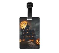 Étiquettes de bagage d'horreur d'Halloween Étiquettes de bagage durables badges de sac pour reconnaître facilement le sac essentiel pour les voyages