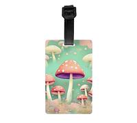 Étiquettes de bagage Dream Champignon, élégantes, imperméables et durables, garantissent que votre voyage est sûr et ordonné.