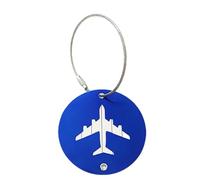 Étiquettes De Bagage - Étiquettes D'identification Rondes Double Face, Identifiants De Valise De Voyage De Conception D'avion, Équipement D'identification De Voyage Fiable De Qualité Supérieure | Étiq