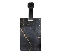Étiquettes de bagage feuilles de plantes enchantées pour sacs de golf, sacs de sport, valises, etc.