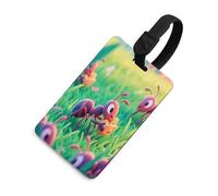 Étiquettes de bagage fourmis pour valises avec carte d'identité, protection de la vie privée, étiquettes de valise de voyage avec sangle en TPU, étiquettes d'identification de bagages, accessoires de