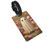 Étiquettes de bagage Ghost in the Flower Garden - Idéales pour les sacs à dos de voyage et de croisière