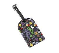 Étiquettes de bagage méchantes pour valises Chillin is Like A Villain Étiquettes de sac de voyage Bad Witch Evil Queen (méchant LT)