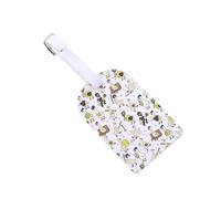 Étiquettes de bagage Softball en forme d'oie pour valises, cadeau de reconnaissance pour maman, joueur, amant, sac de voyage, cadeau de jour de jeu (Softball Goose LT)