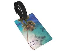 Étiquettes de bagages de voyage en avion des îles des Caraïbes, protection de la vie privée, accessoires de bagages, étiquettes de voyage pour femmes et enfants, étiquettes de bagages