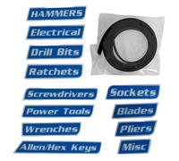 Étiquettes de boîte à outils | Étiquettes d'organisation réutilisables | Étiquettes de rangement de coffre à outils, pour chariots en acier, tiroirs, armoires