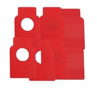 Étiquettes De Bouteille De Vin, Étiquettes De Cave D'étiquette De Marquage Double Face Réutilisables Et Durables De 100 Pièces For La Maison De Bar De Cave À Manger De Salle À Manger(Red)