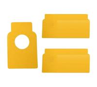 Étiquettes De Bouteille De Vin, Étiquettes De Cave D'étiquette De Marquage Double Face Réutilisables Et Durables De 100 Pièces For La Maison De Bar De Cave À Manger De Salle À Manger(Yellow)