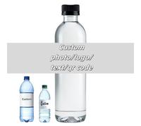 Étiquettes de Bouteille d'eau Personnalisées avec du Texte, Photo, Logo - Emballages d'Autocollants Imperméables pour les Mariages, les Anniversaires, les Diplômés, les événements d'Entreprise
