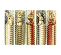 Étiquettes de cartes de Pâques, étiquettes de Pâques avec chaîne - 50 feuilles Étiquette de sacs à biscuits festifs | Bunny Classroom Treat Bags Étiquettes avec corde pour fêtes de Pâques