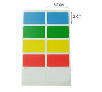 Etiquettes de congélation 80, couleurs assorties