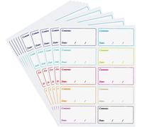 Étiquettes De Congélation Amovibles En Allemand (60 X 30 Mm Colorées)-Étiquettes Autocollantes Pour Réfrigérateur,Date,Étiquettes Universelles Pour Cuisine,Confiture