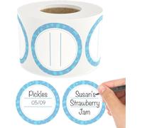Étiquettes De Conserve Dissolvables Pour Bocaux ? 2" Iceberg 500 Dissolvable Mason Jar Labels - Dissolvable Food Labels For Containers - Jam Homemade Canning Jar Labels Stickers