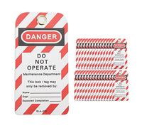 Etiquettes de consignation, 30PCS Etiquettes de consignation Etiquettes de consignation réinscriptibles Etiquettes de sécurité, Etiquettes de danger à ne pas faire fonctionner