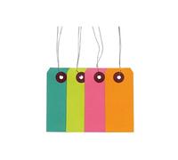 Etiquettes de couleur avec fil métallique Multicolore G