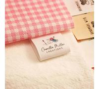 Étiquettes De Couture Personnalisées - Étiquettes Personnalisées En Ruban De Coton Pour Vêtements Avec Noms, Étiquettes DIY Pour Vêtements, Étiquettes En Ruban De Satin Doux Pour Vêtements (50 Pièces)