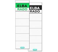 Étiquettes de dos - ELBA - Lot de 10 - Carton recyclé - Inscriptibles des deux côtés - 8 cm de large